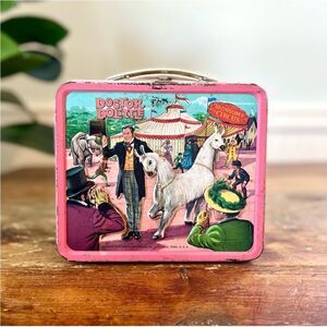 Vintage Dr. Dolittle Retro 1968 Lunch Box